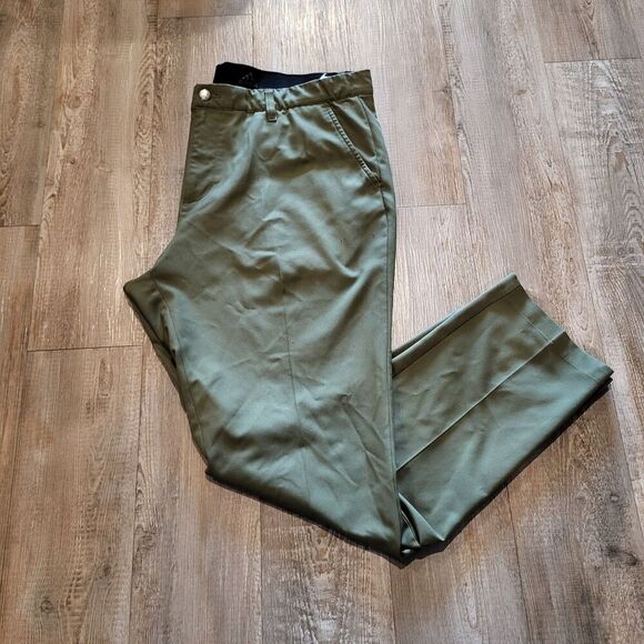 Adidas Golf Moisture Wicking Pants Mens Size 38 x 32, Green - Picture 1 of 9